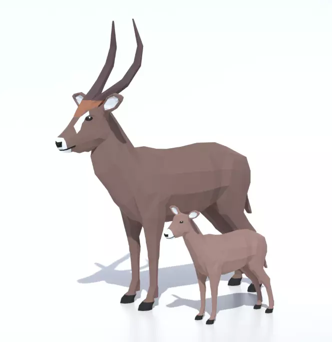 191 Ultimate Low Poly Animal Pack Low-poly 3D model_26