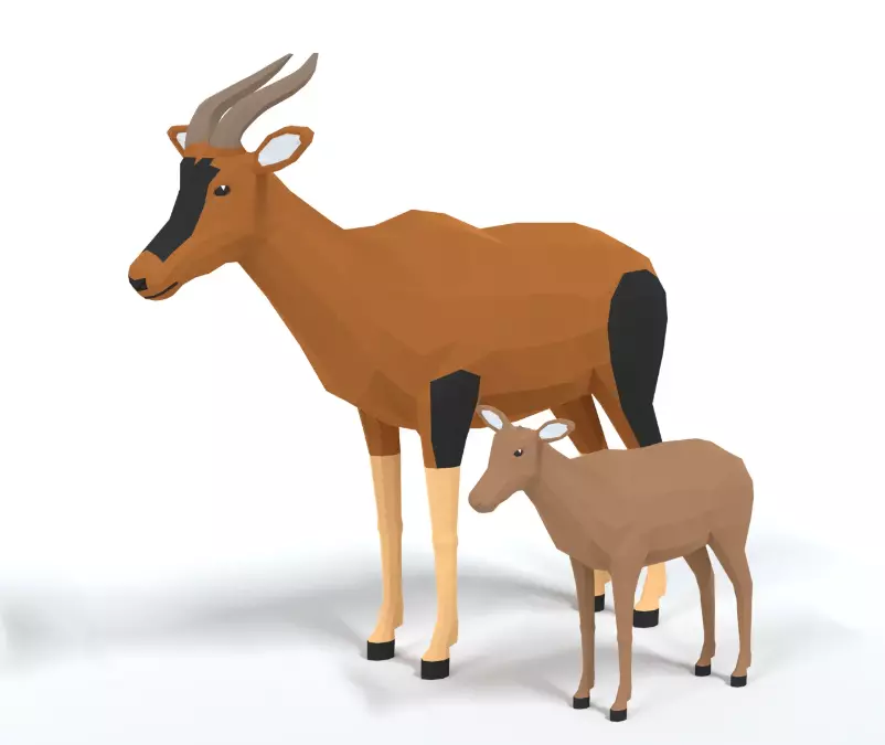 191 Ultimate Low Poly Animal Pack Low-poly 3D model_28