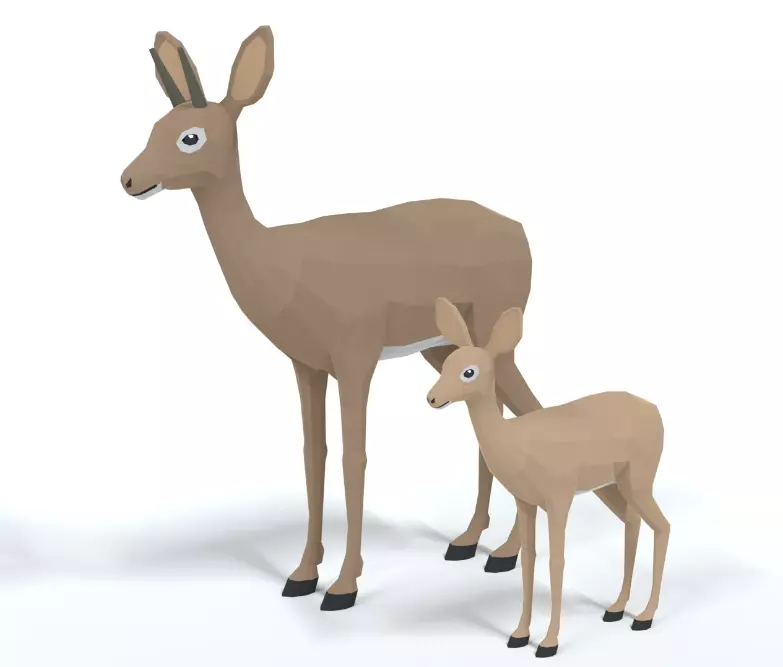 191 Ultimate Low Poly Animal Pack Low-poly 3D model_5