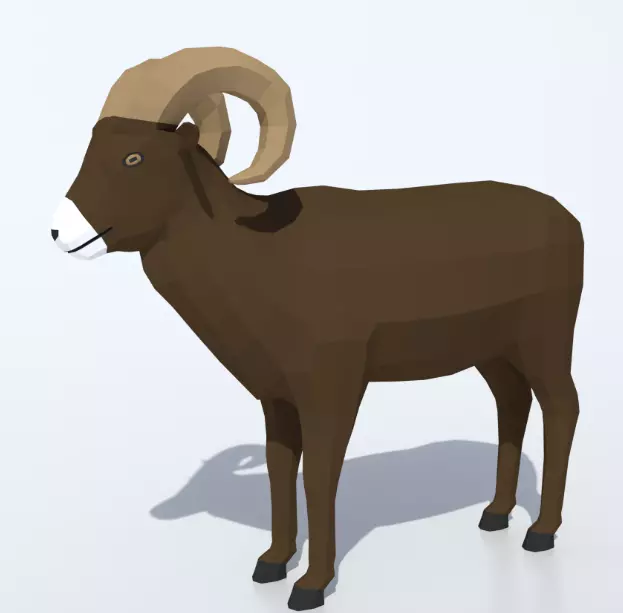191 Ultimate Low Poly Animal Pack Low-poly 3D model_47