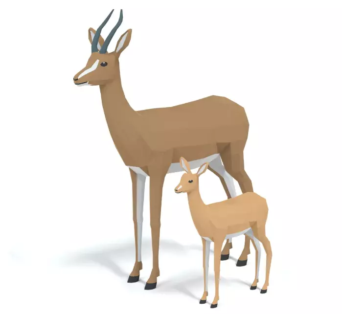 191 Ultimate Low Poly Animal Pack Low-poly 3D model_1