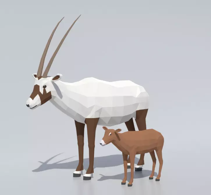 191 Ultimate Low Poly Animal Pack Low-poly 3D model_34