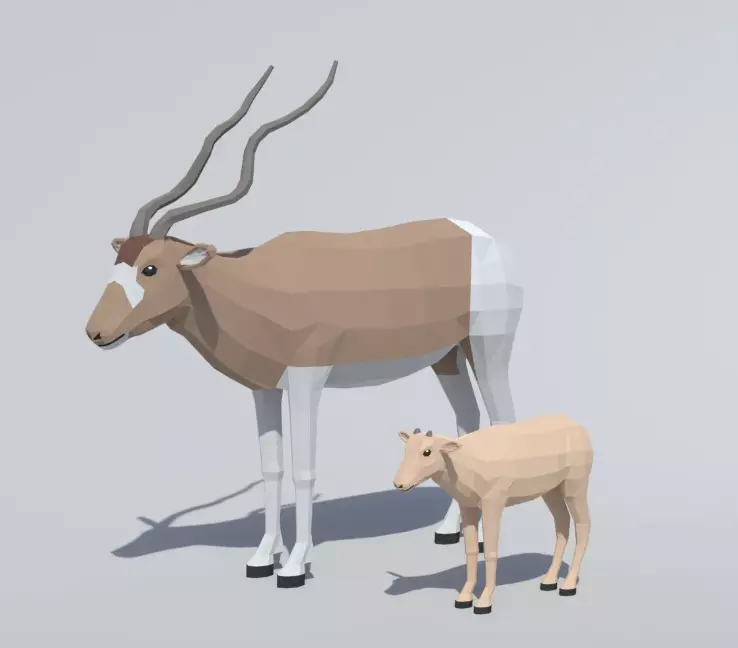 191 Ultimate Low Poly Animal Pack Low-poly 3D model_21