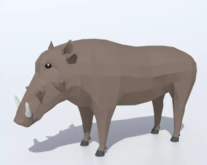 191 Ultimate Low Poly Animal Pack Low-poly 3D model_31