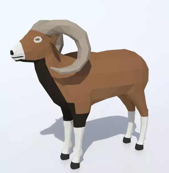 191 Ultimate Low Poly Animal Pack Low-poly 3D model_62