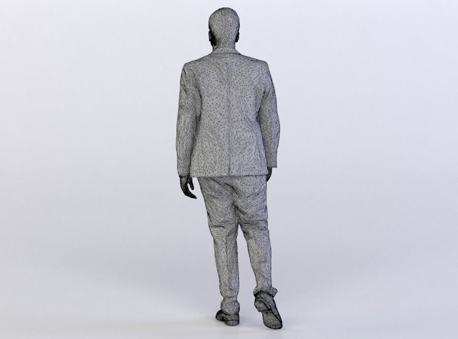 Amir 0091 Man in a Suit Walking towards Camera 3D model_6