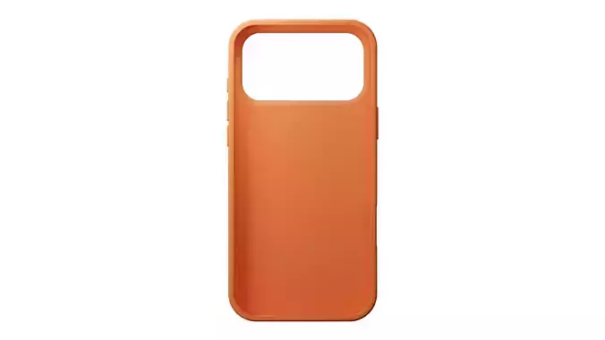 iPhone 17 Pro Max Orange Case High quality 3D model 2025 