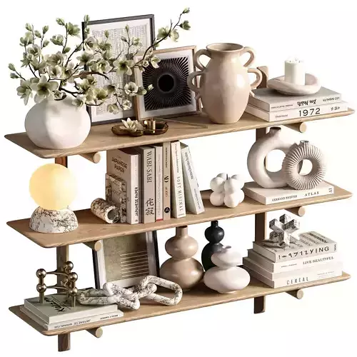Nordic Harmony Decorative Shelf Set21