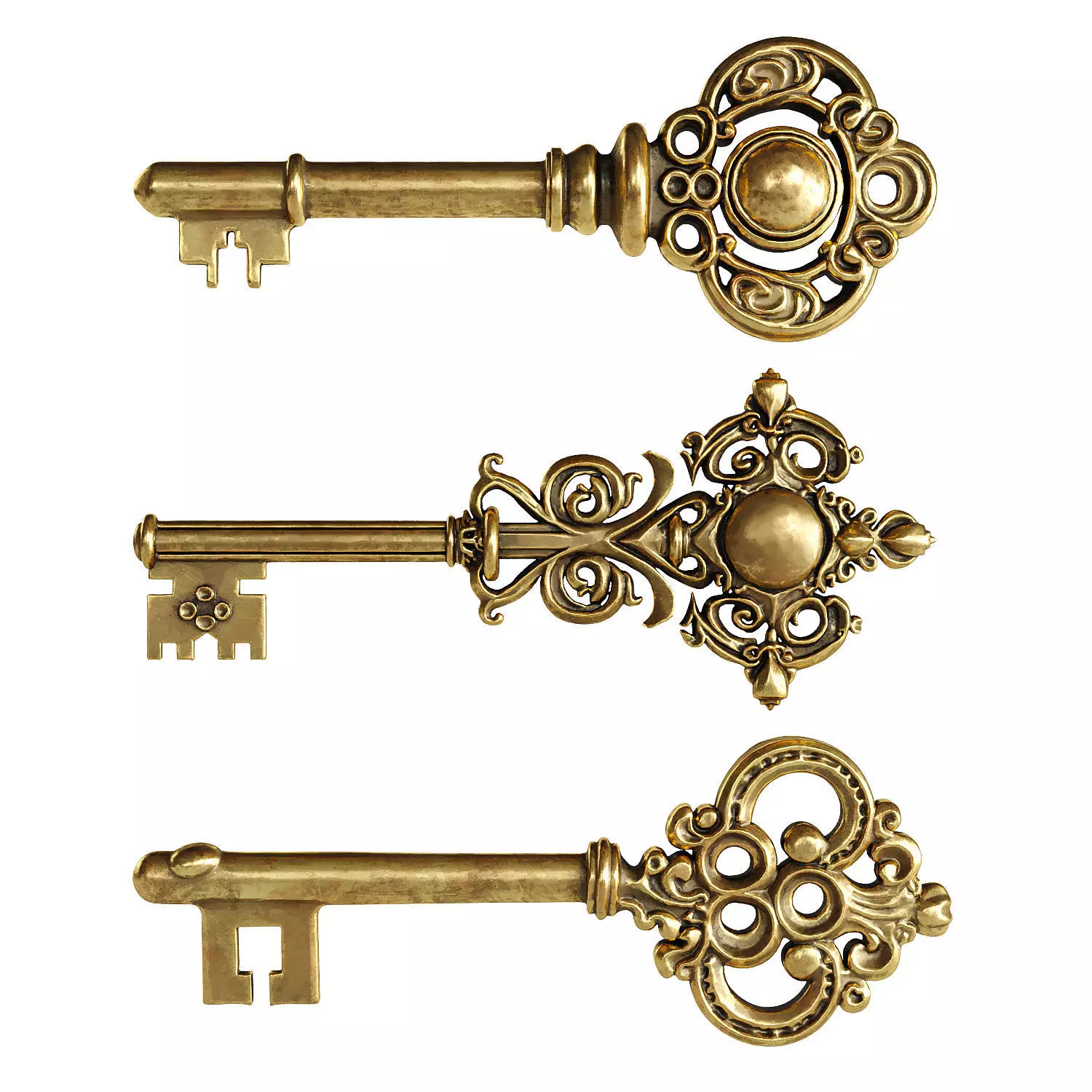 key set 1 3D model_0