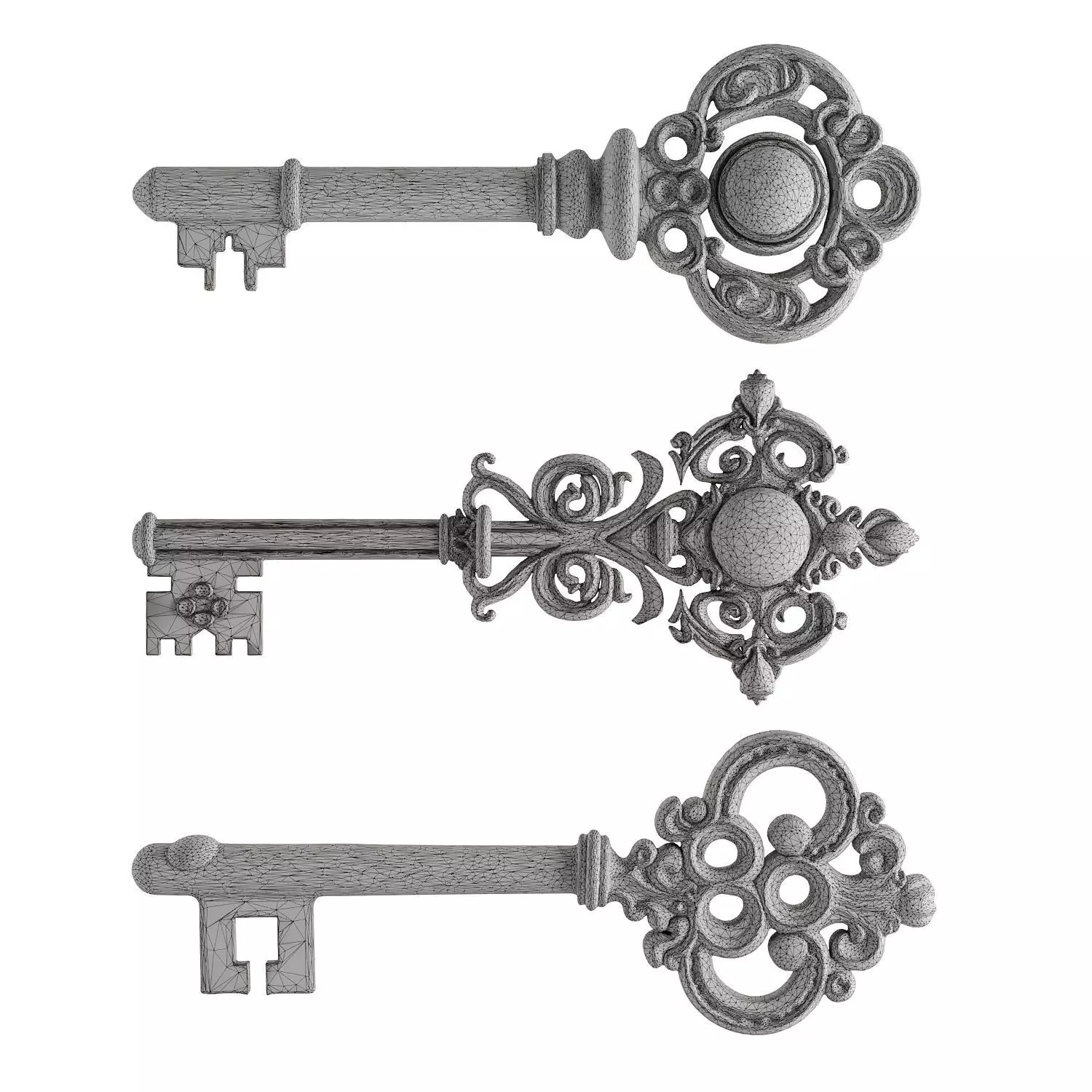 key set 1 3D model_3