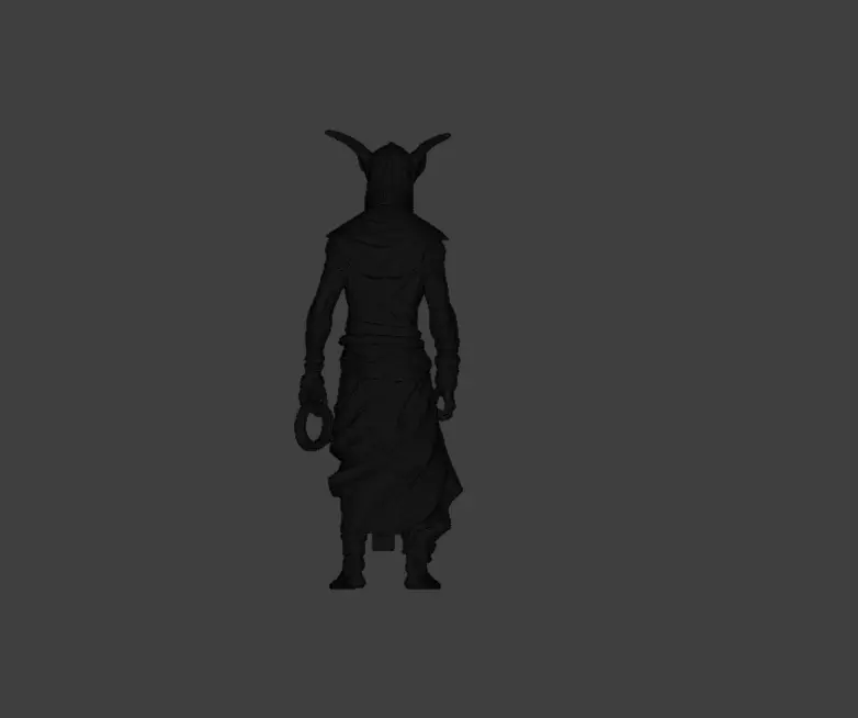 High Priest Low-poly 3D model_25