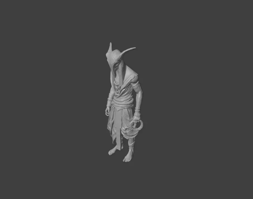 High Priest Low-poly 3D model_16