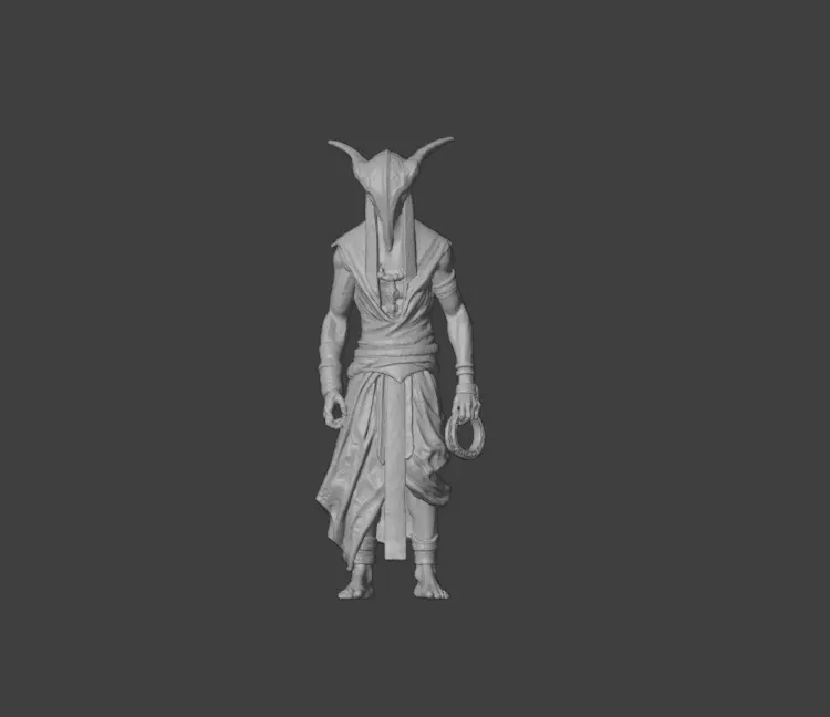 High Priest Low-poly 3D model_17