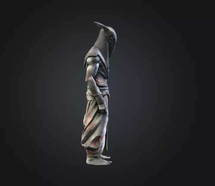 High Priest Low-poly 3D model_2