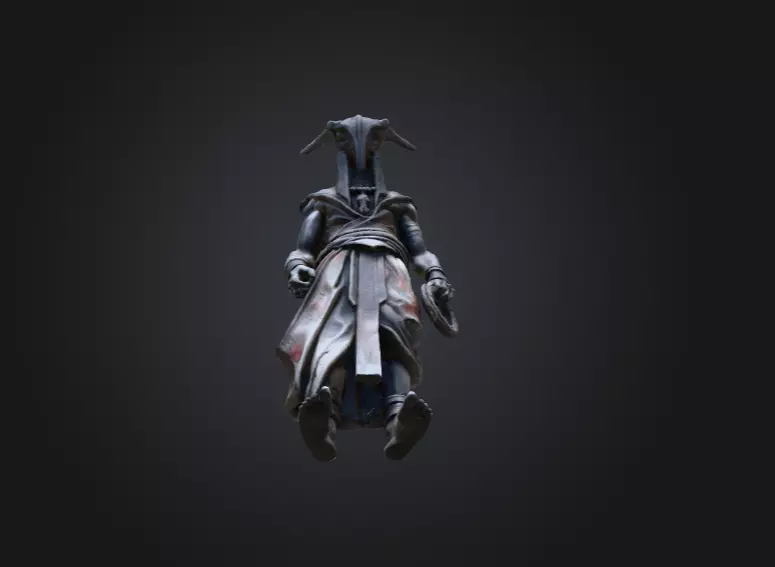 High Priest Low-poly 3D model_11