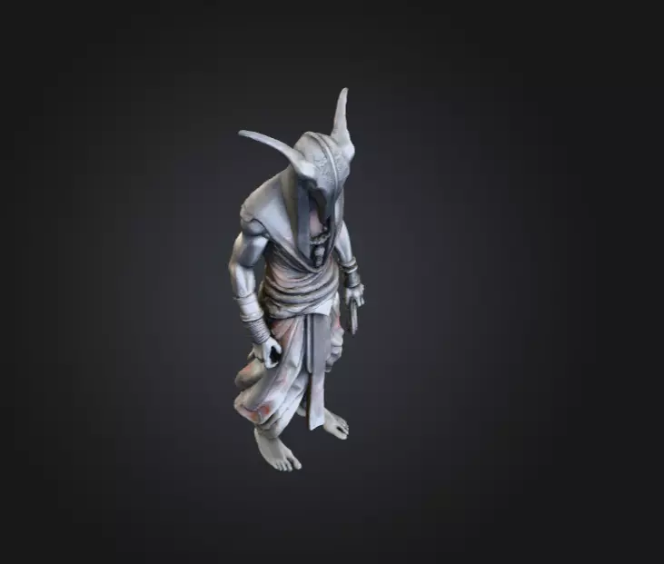 High Priest Low-poly 3D model_10