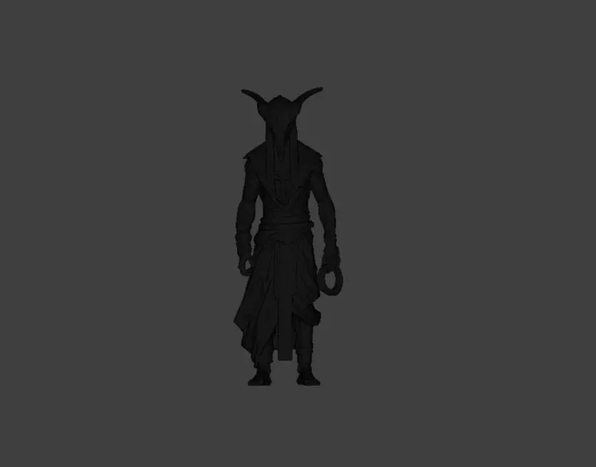 High Priest Low-poly 3D model_23
