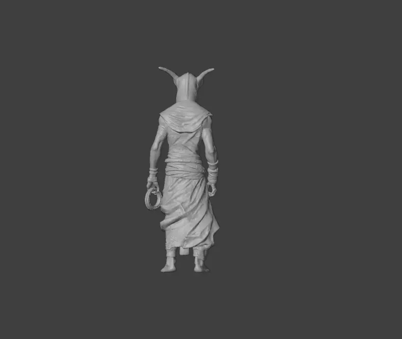 High Priest Low-poly 3D model_19