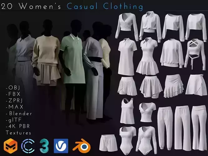 20 Piece Women Casual Clothing Pack