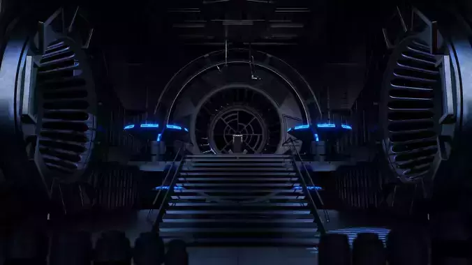 Emperors Throne Room Blender Fan Art