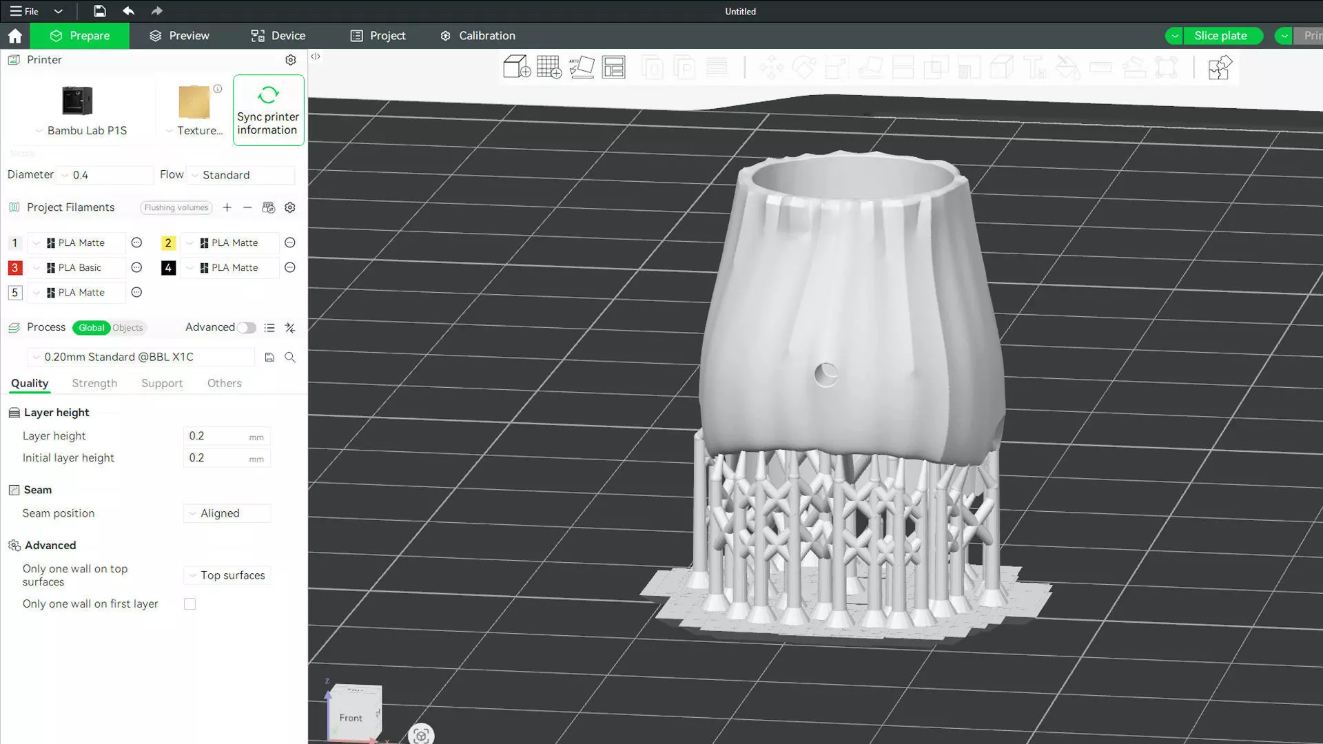 Custom3Dprint Minifigure Accessory - Minifigure Hair S2 - 086 3D print model_3