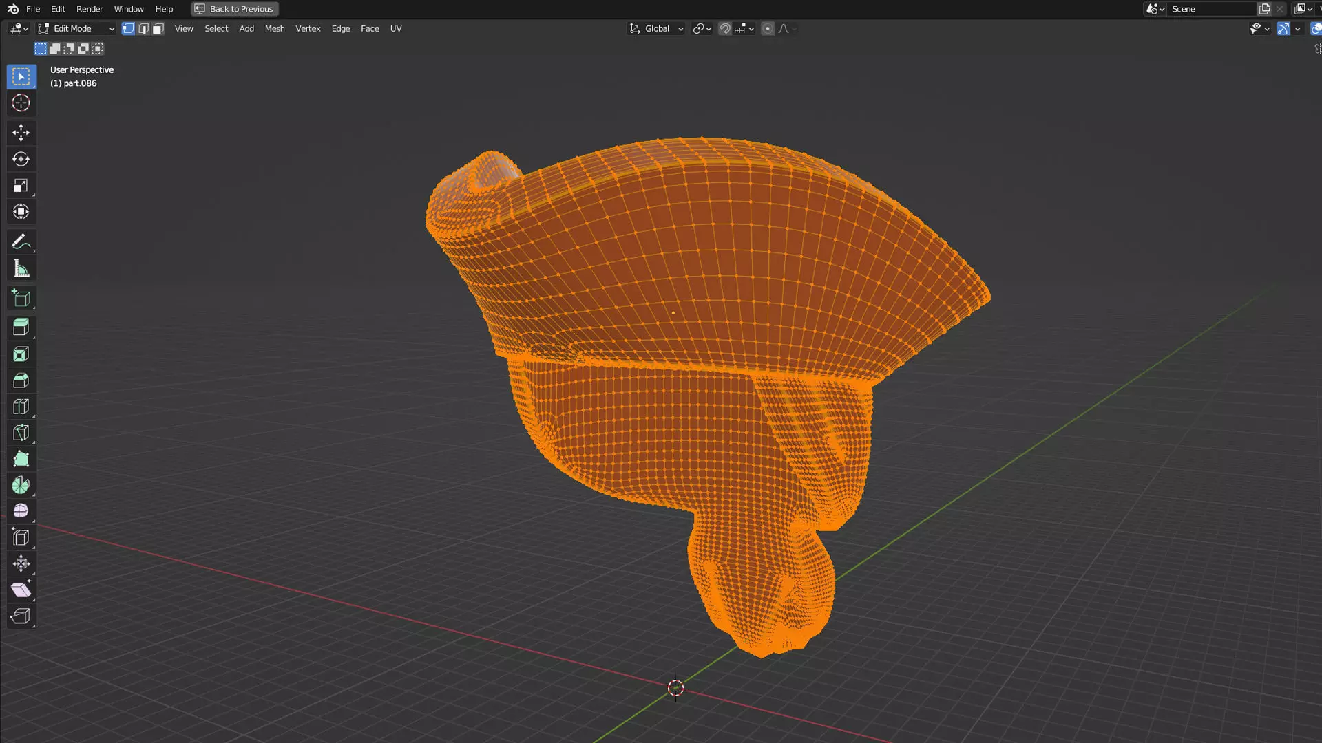 Custom3Dprint Minifigure Accessory - Minifigure Hair S2 - 087 3D print model_1