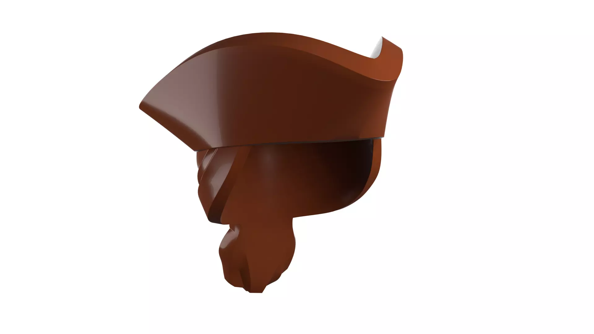 Custom3Dprint Minifigure Accessory - Minifigure Hair S2 - 087 3D print model_36