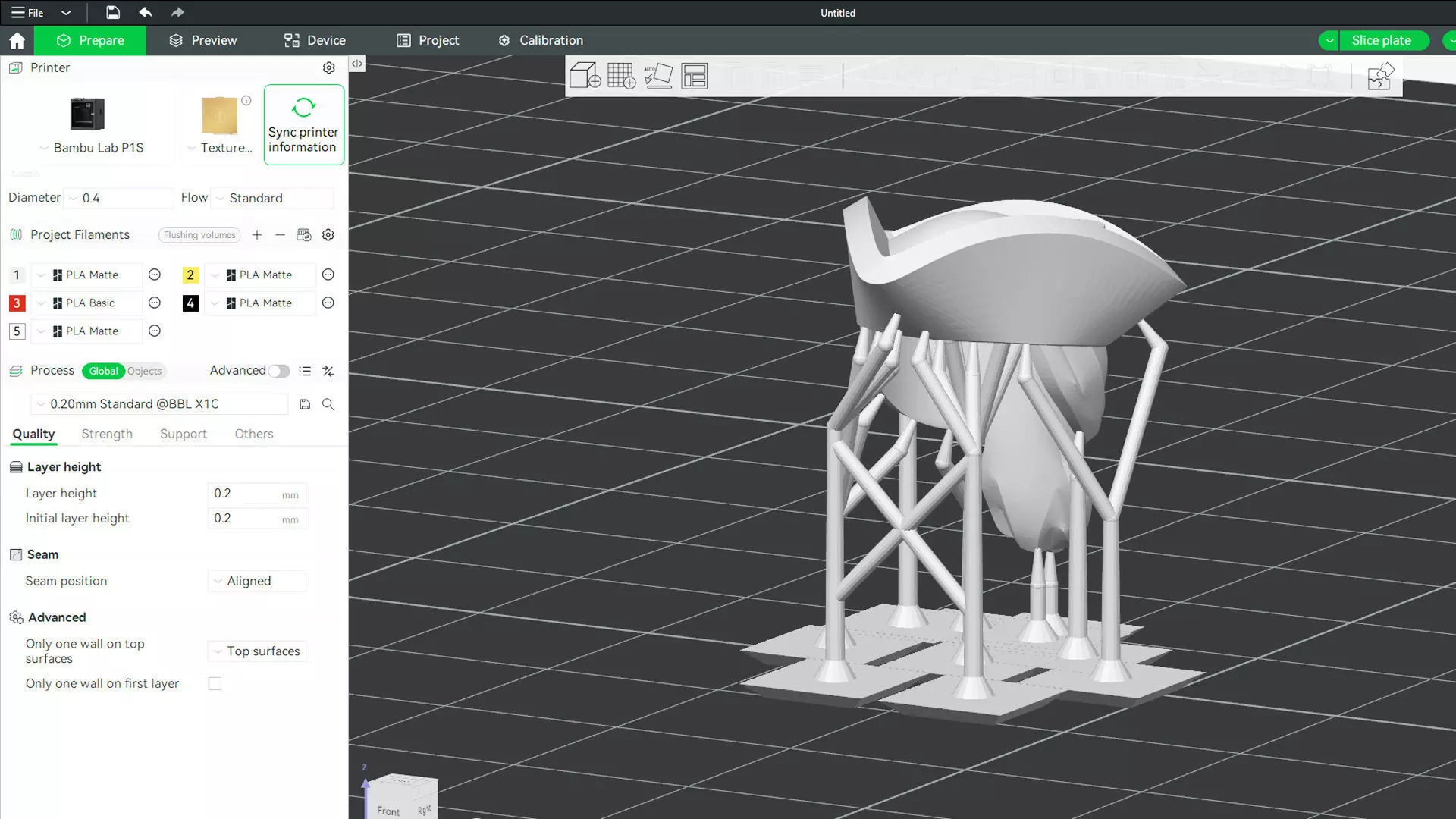 Custom3Dprint Minifigure Accessory - Minifigure Hair S2 - 087 3D print model_3