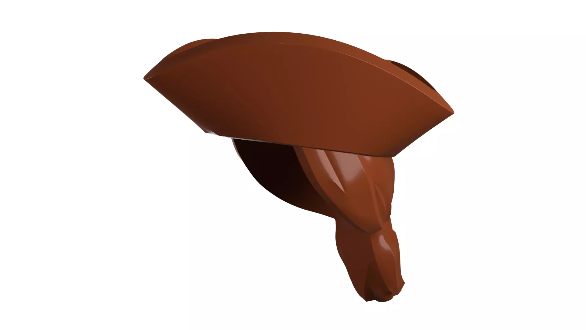 Custom3Dprint Minifigure Accessory - Minifigure Hair S2 - 087 3D print model_5