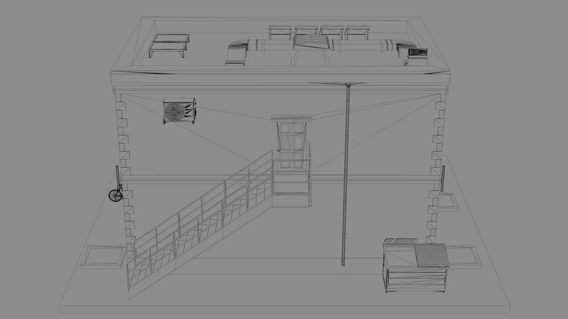 Pastry Shop Low-poly 3D model_10