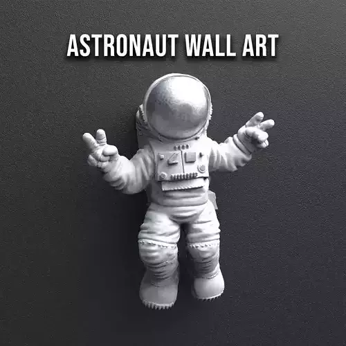 Astronaut Wall Sculpture Printable