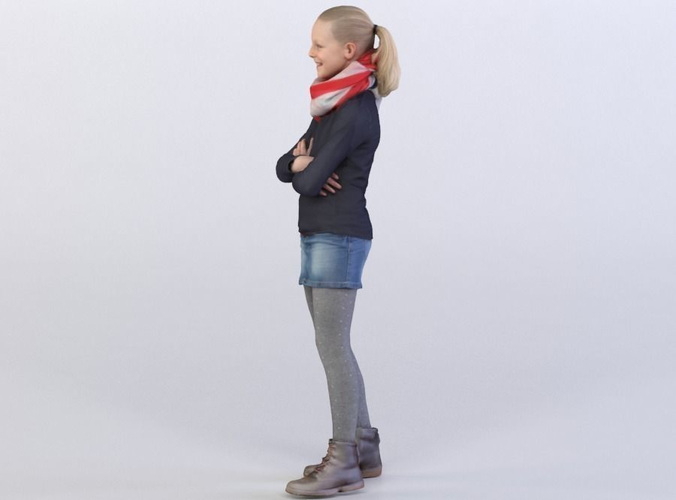 Marie 0017 Child Standing Arms Crossed