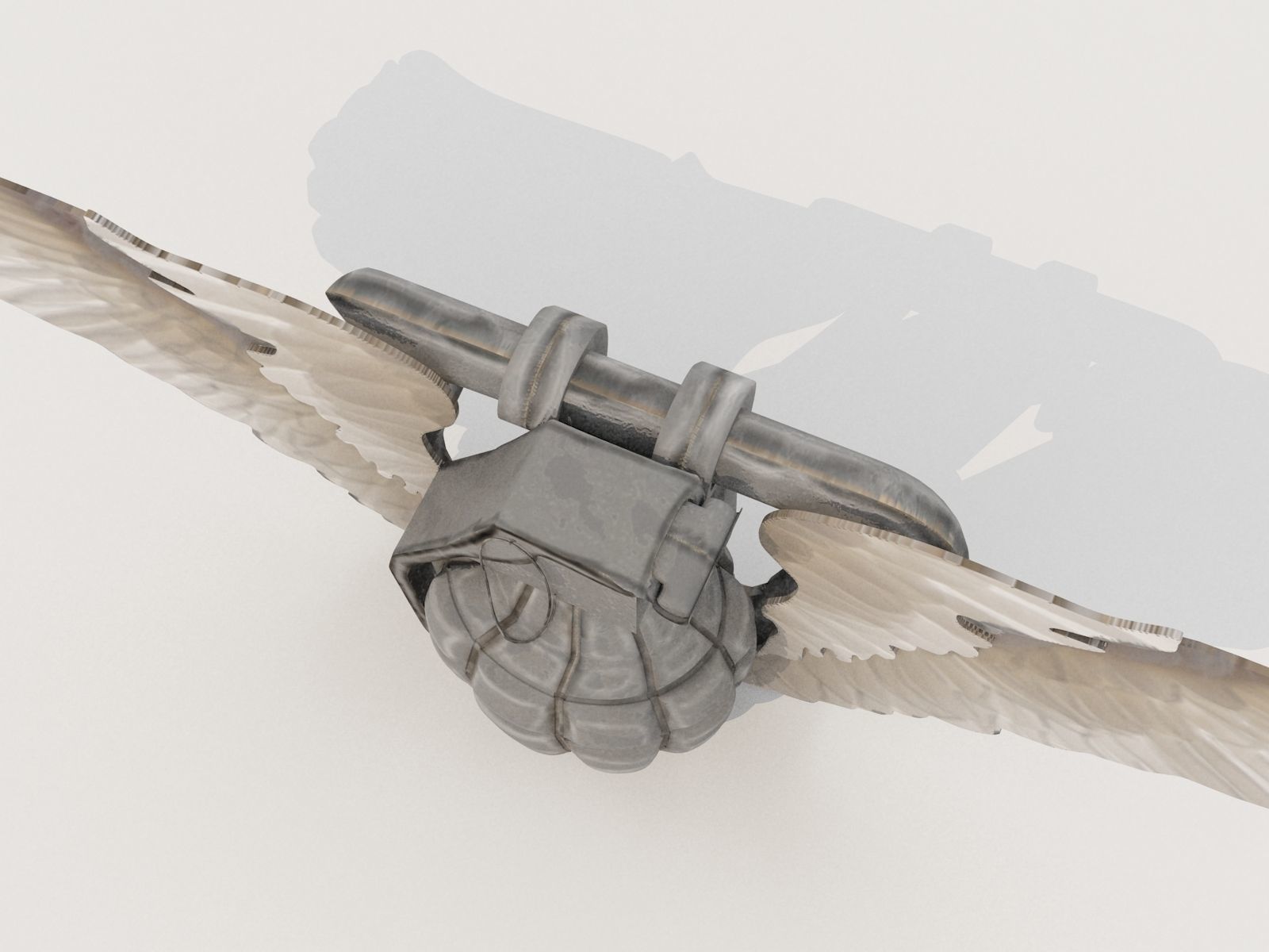 Cool Hand Grenade Belt Buckle 3D model_8