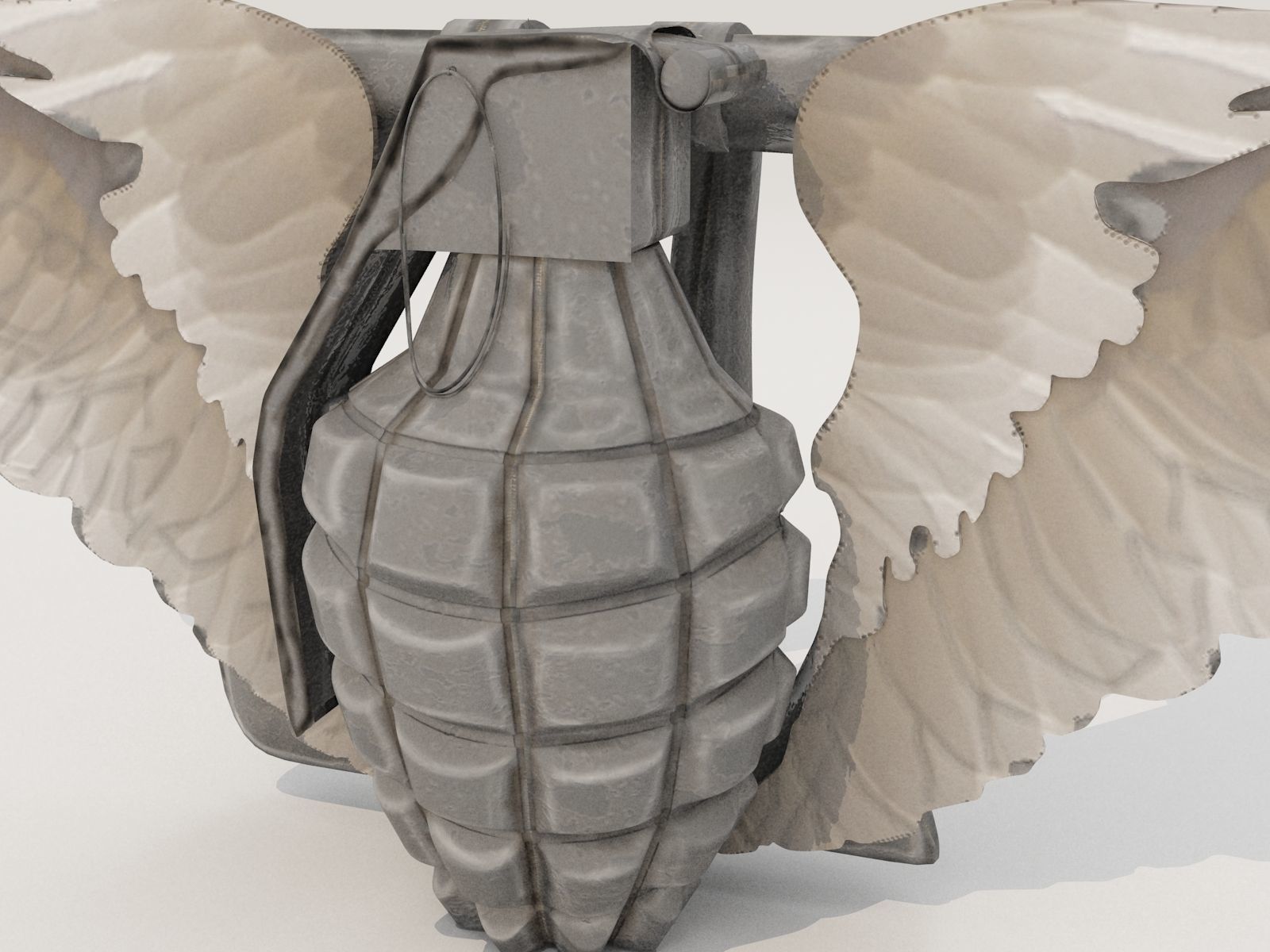 Cool Hand Grenade Belt Buckle 3D model_11