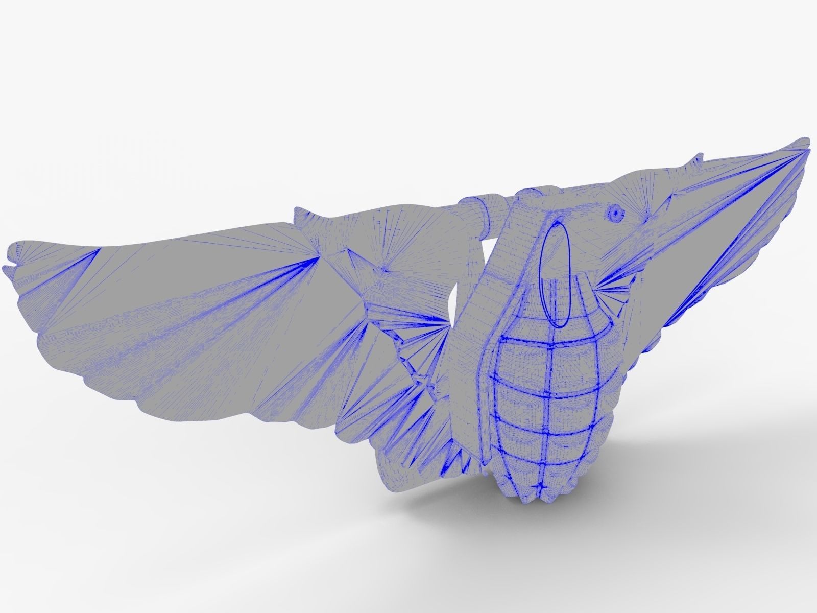 Cool Hand Grenade Belt Buckle 3D model_20