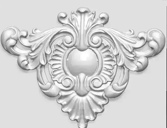 Decorative patterns CNC machine output 3D model 3D model