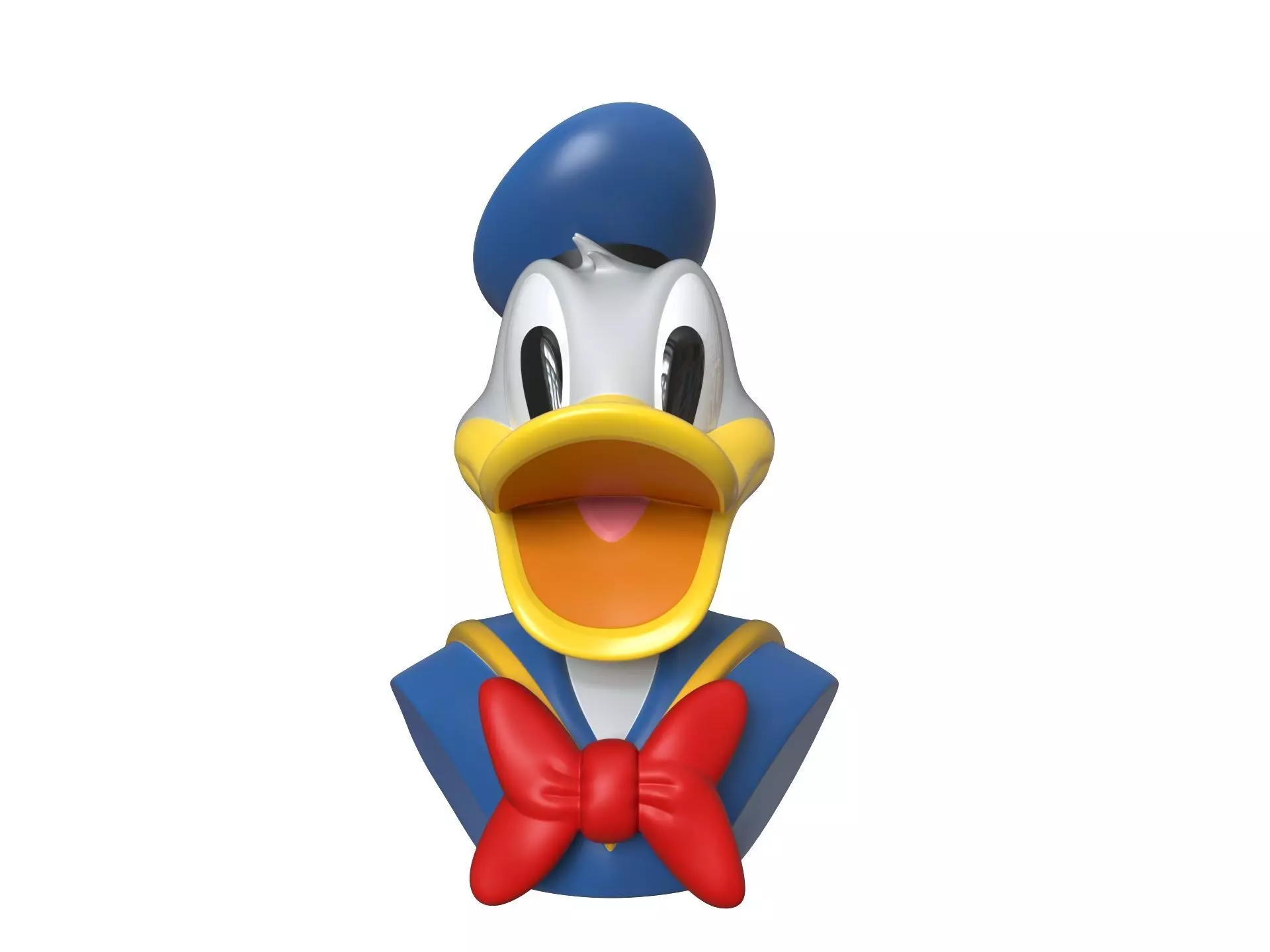 Donald - Bust 3D print model_10