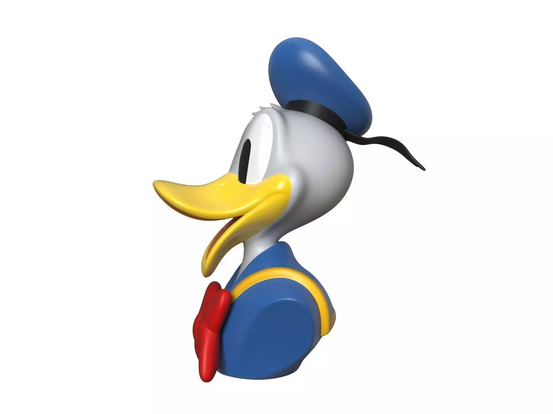 Donald - Bust 3D print model_4