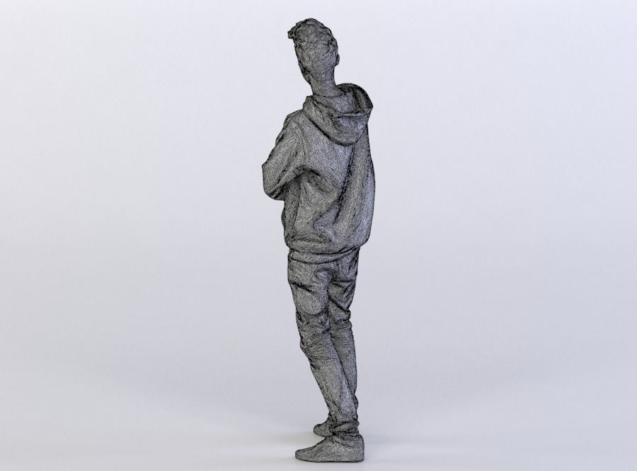 Brad 0051 Kid standing arms crossed 3D model_6