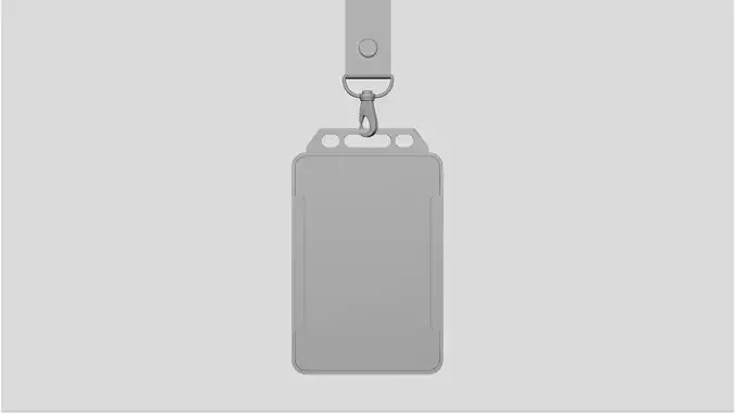 Lanyard - Geometry Only No Textures No Materials