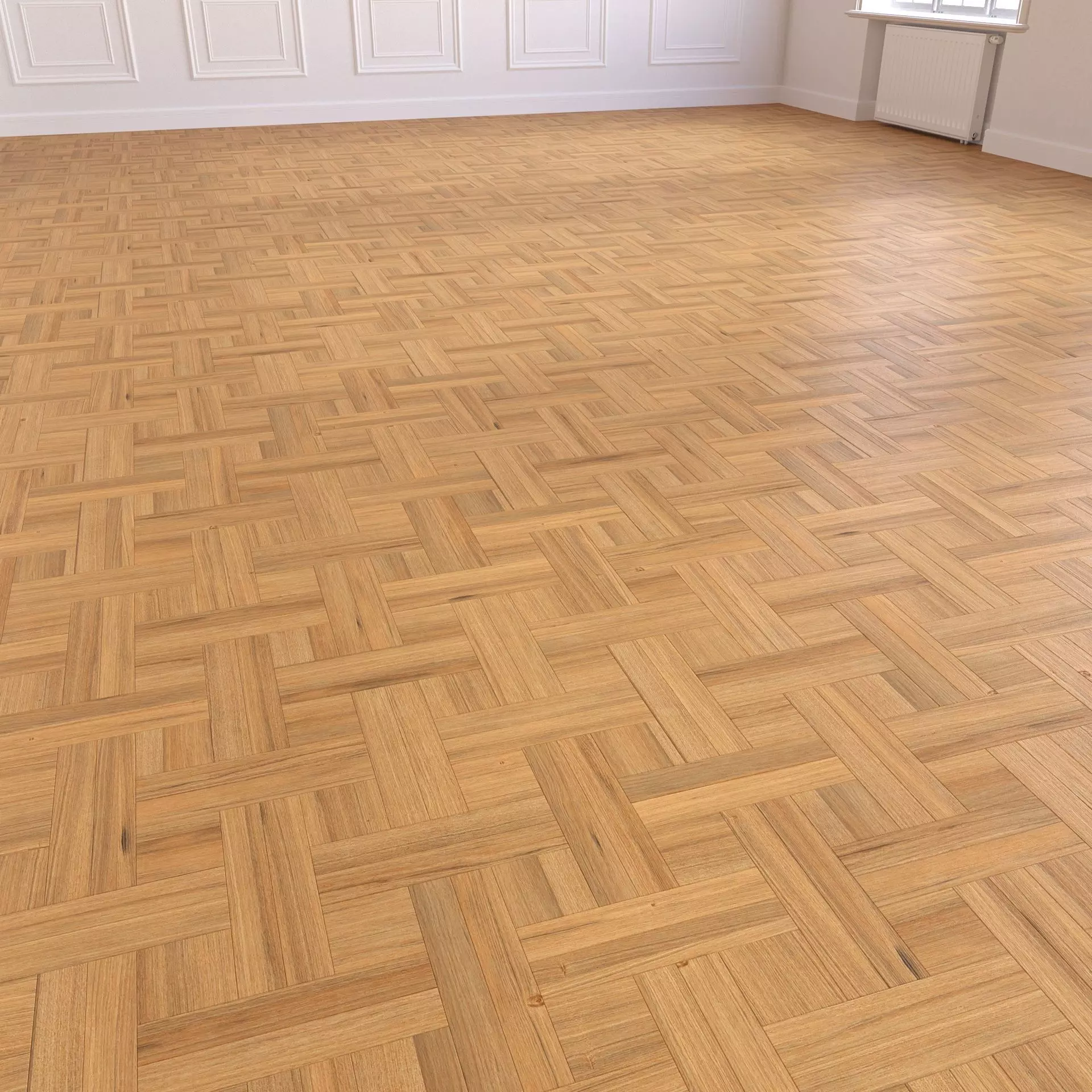 Parquet - Laminate - Wooden floor 4 in 1 3D model_19