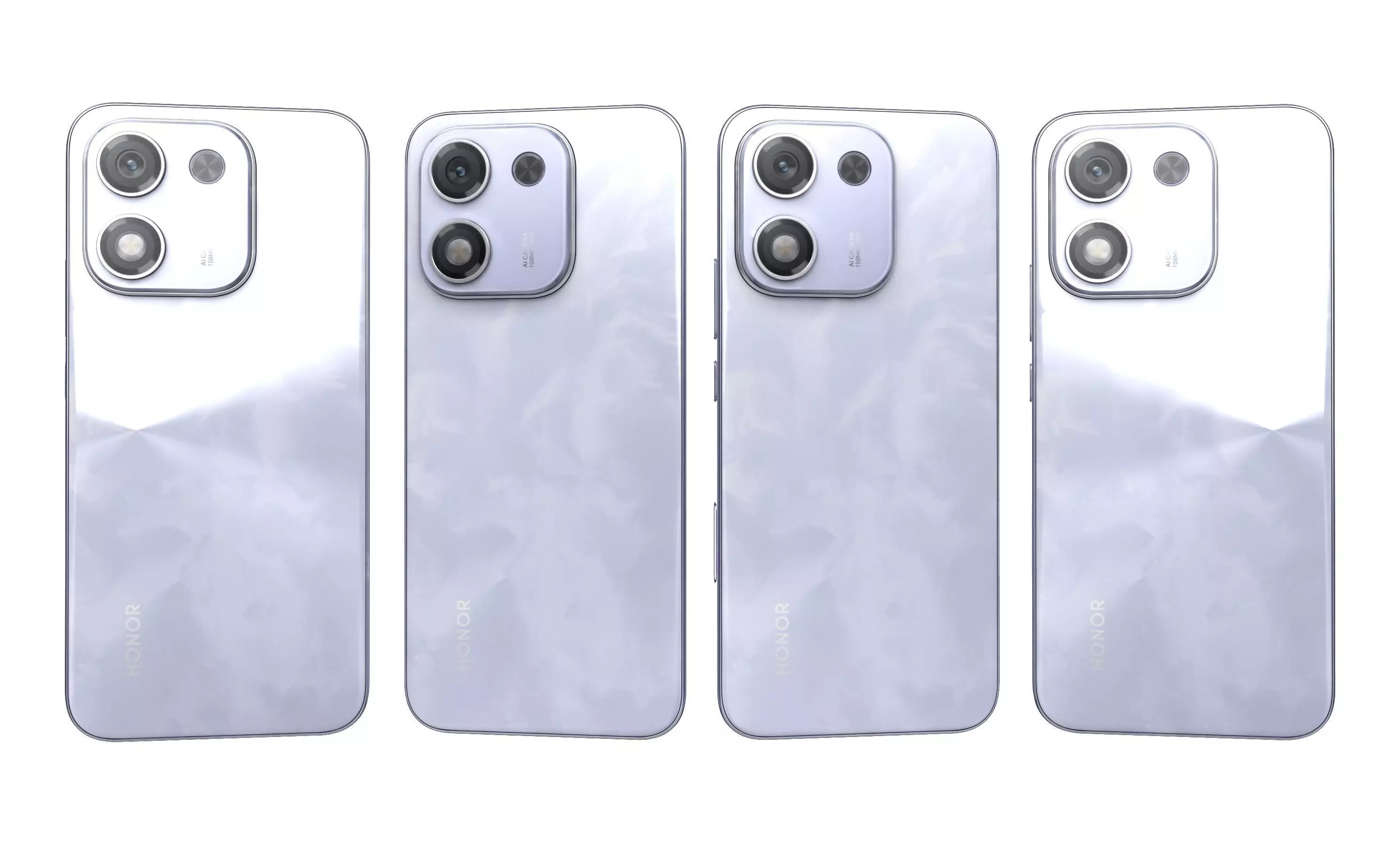 Honor X70i All Colors High Poly 3D model_26