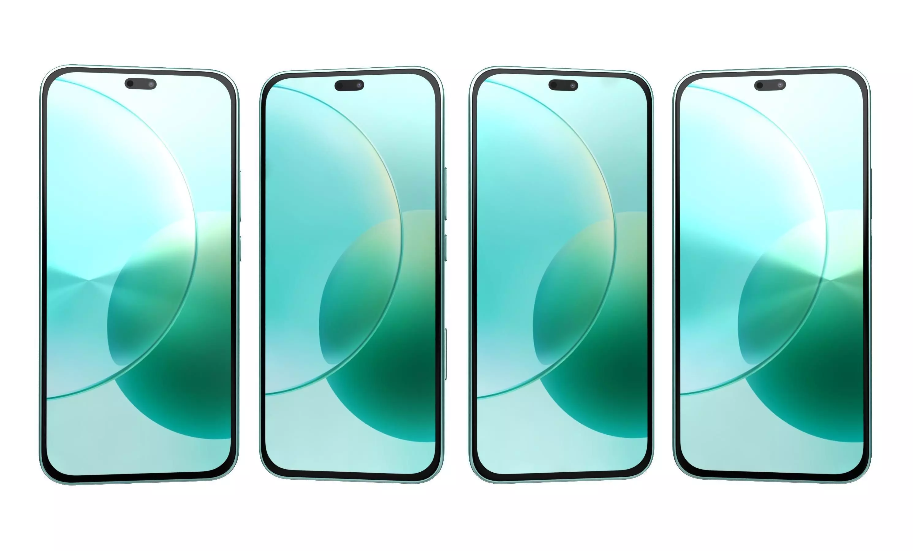 Honor X70i All Colors High Poly 3D model_4