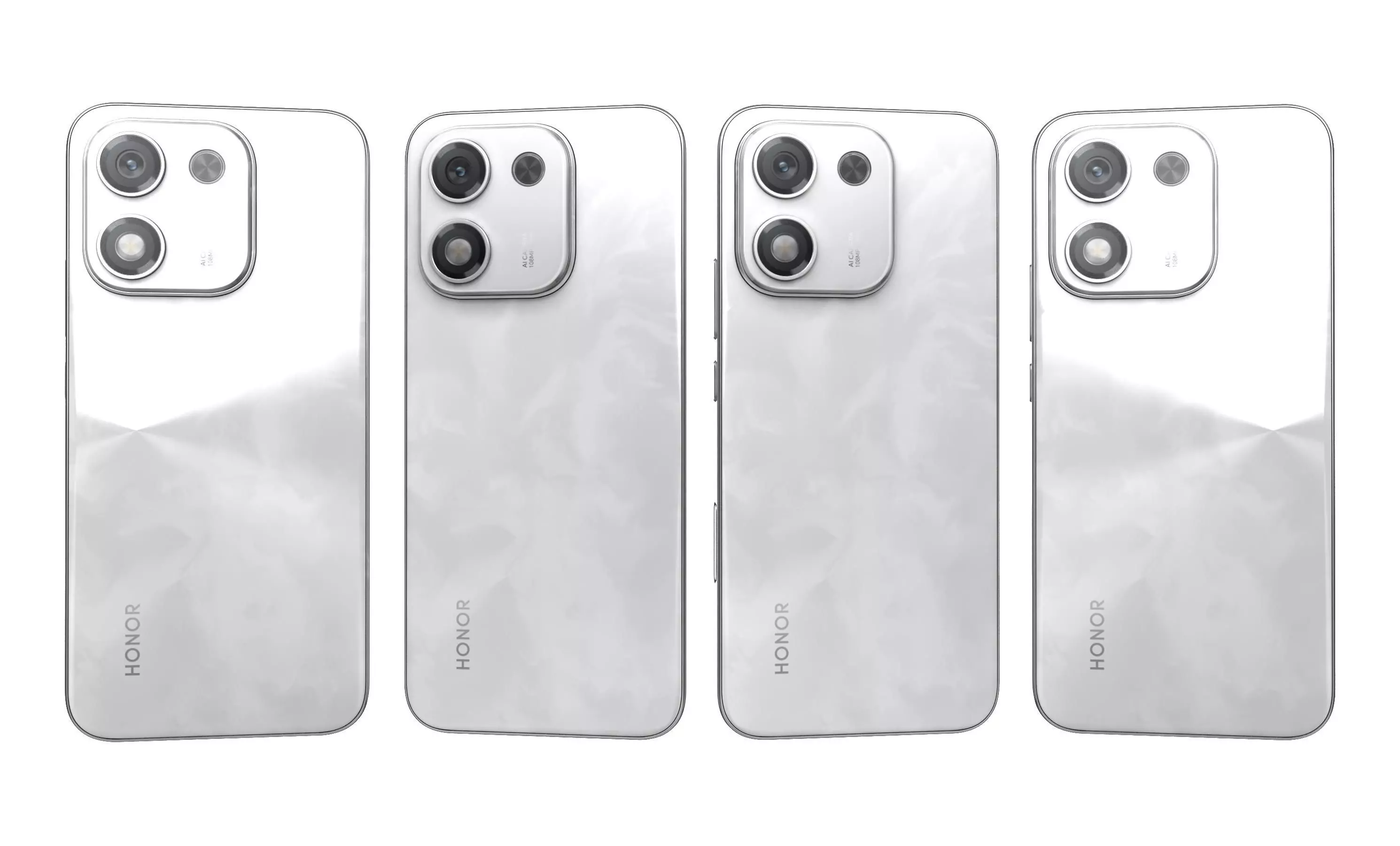 Honor X70i All Colors High Poly 3D model_31