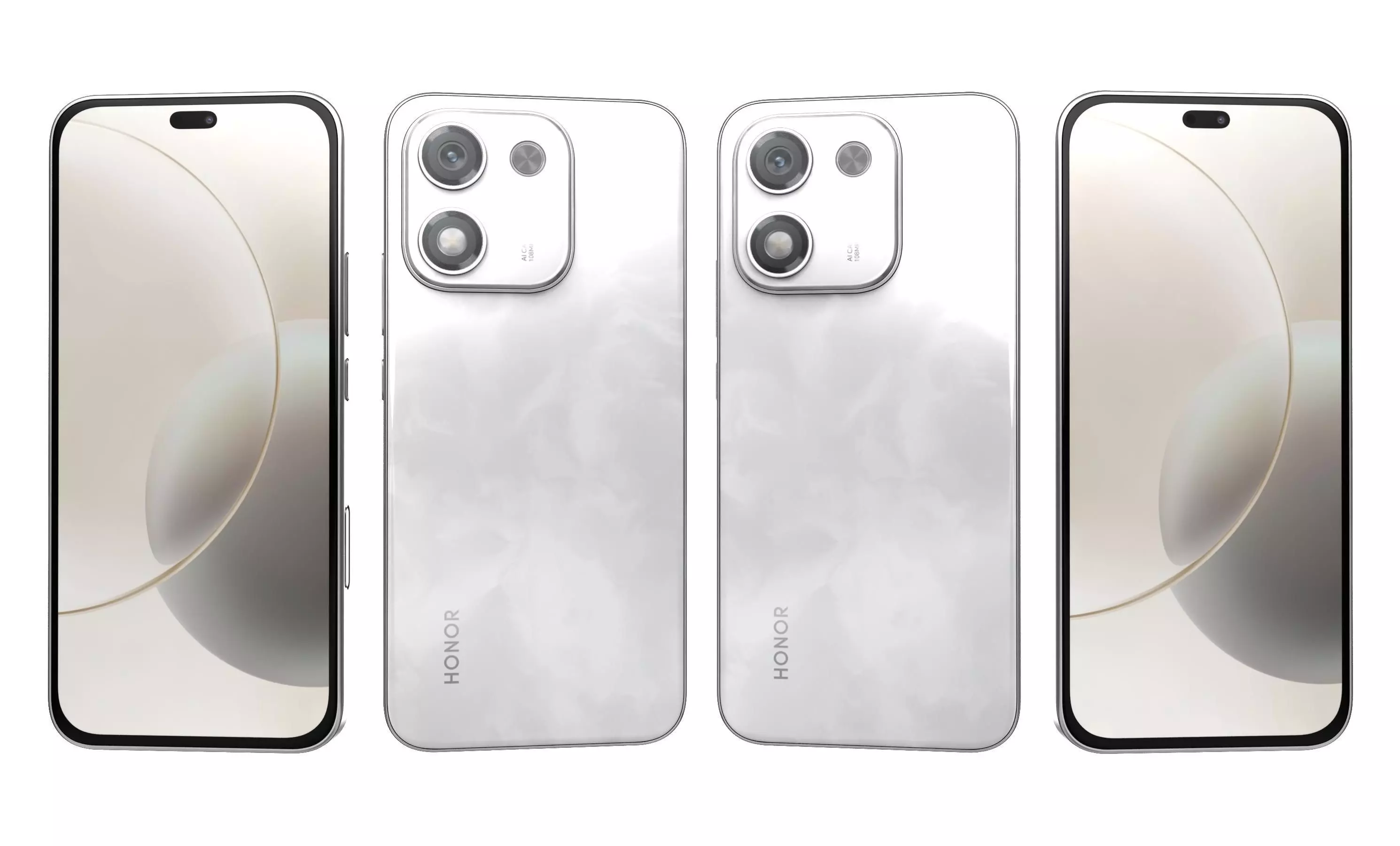 Honor X70i All Colors High Poly 3D model_2