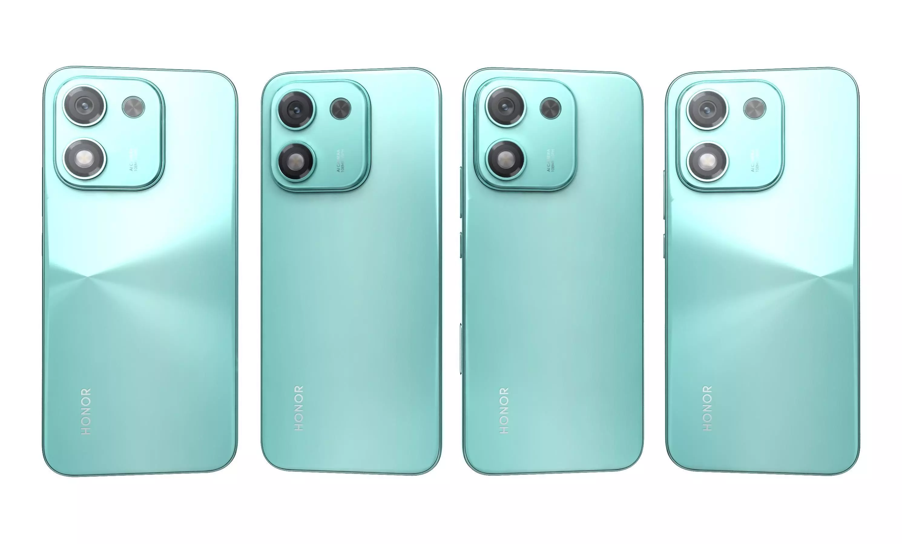 Honor X70i All Colors High Poly 3D model_6