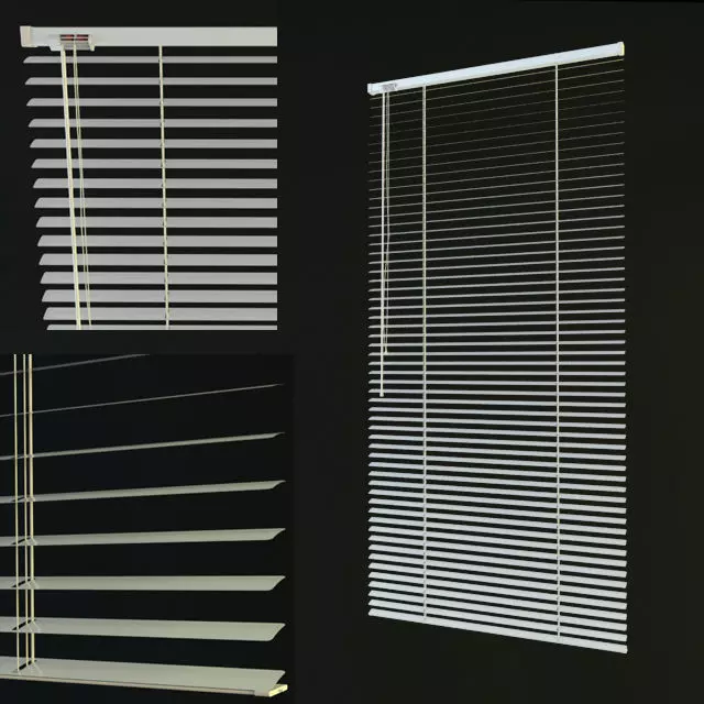 Jalousie blinds - blinds 3D model_0