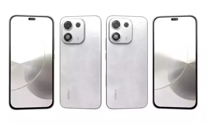 Honor X70i Moon Shadow White High Poly