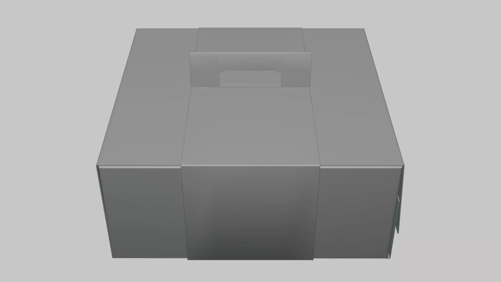Box Holder - Geometry Only No Textures No Materials 3D model_3