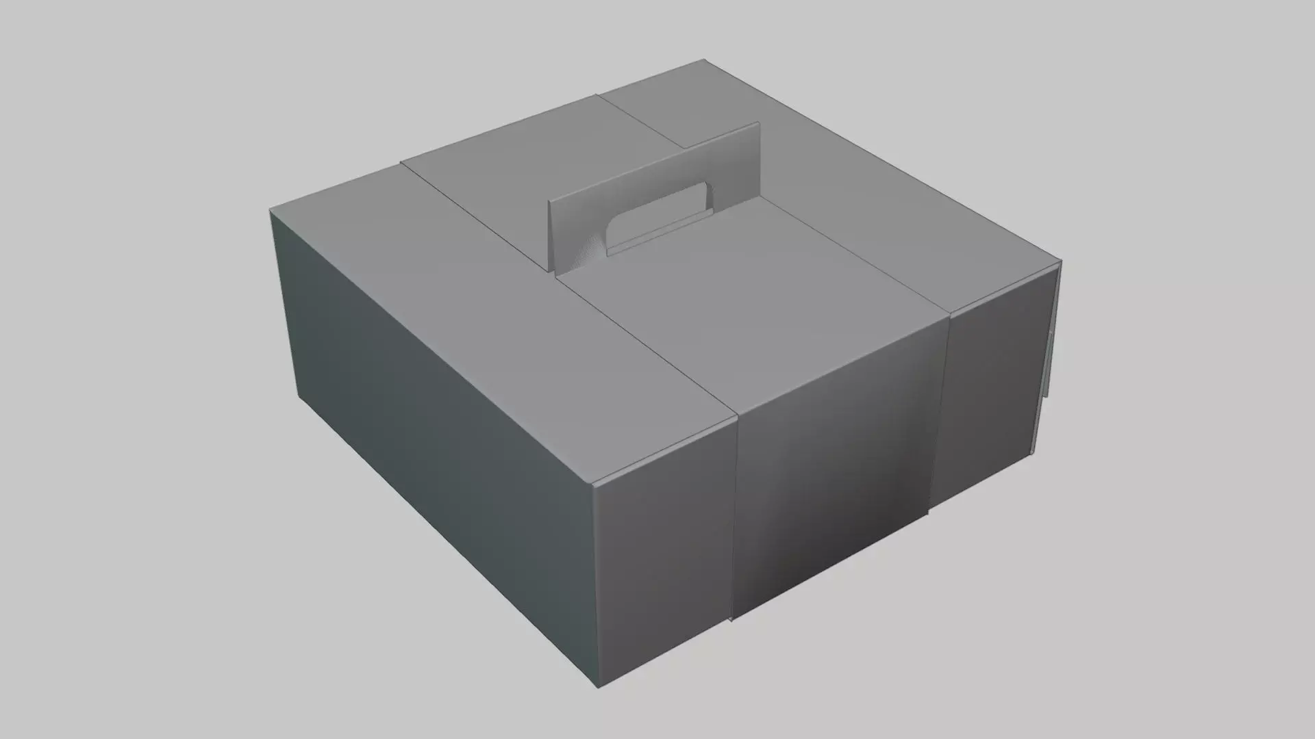 Box Holder - Geometry Only No Textures No Materials 3D model_4